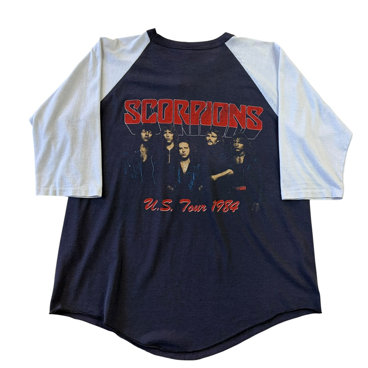 1980’s Scorpion Tour Raglan 3/4 Sleeve Tee