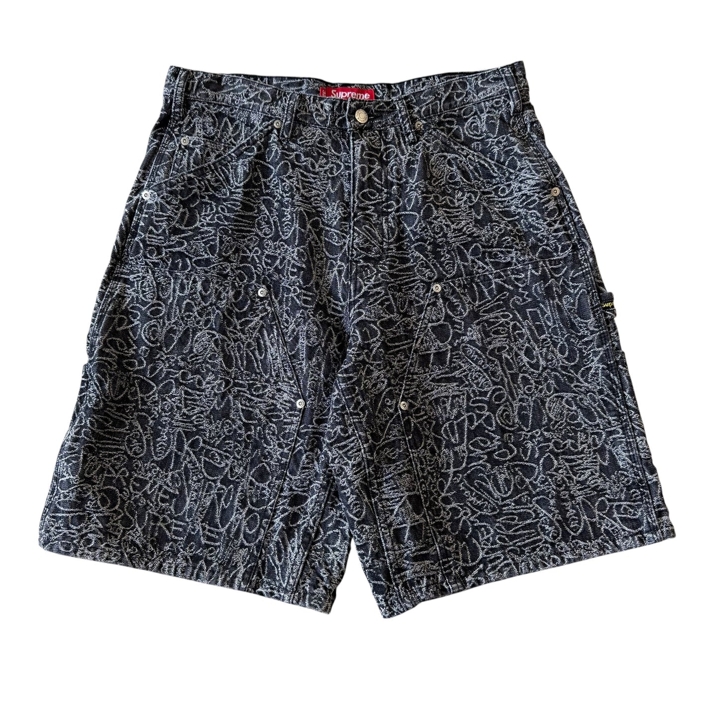 Supreme Handwriting Double Knee Shorts