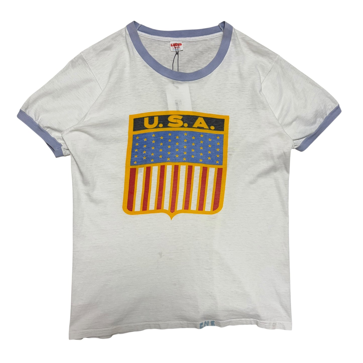 1970’s USA Shield Ringer Tee