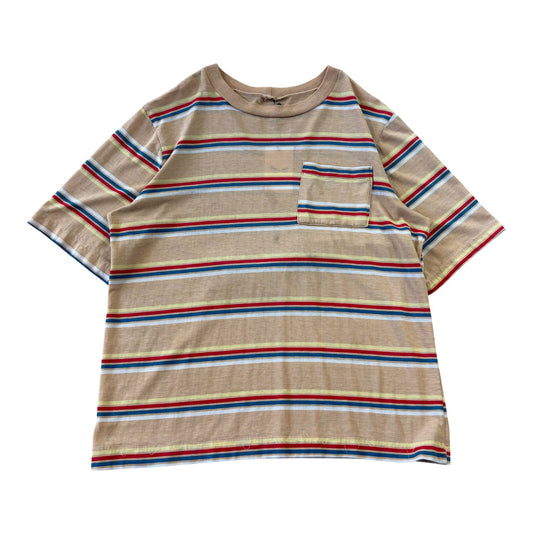 1980’s Striped Pocket Tee